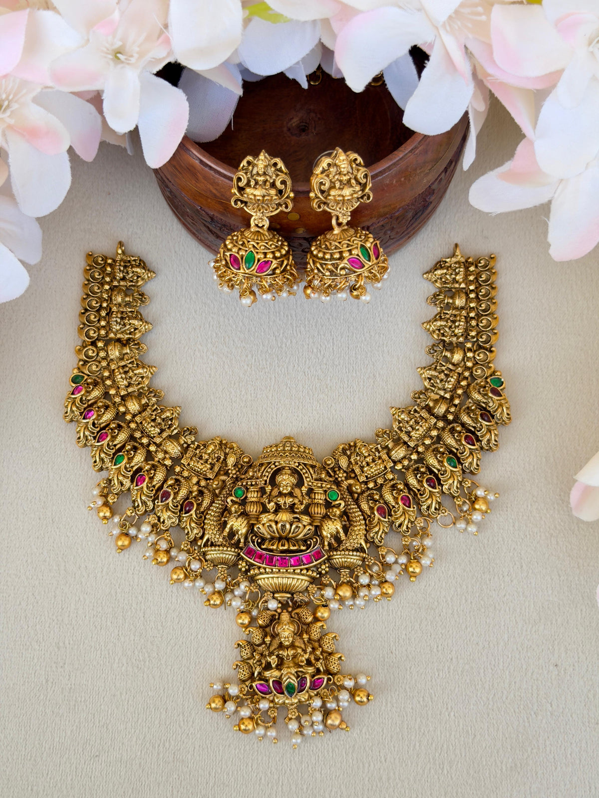 Statement Lakshmi Peacock Necklace N116