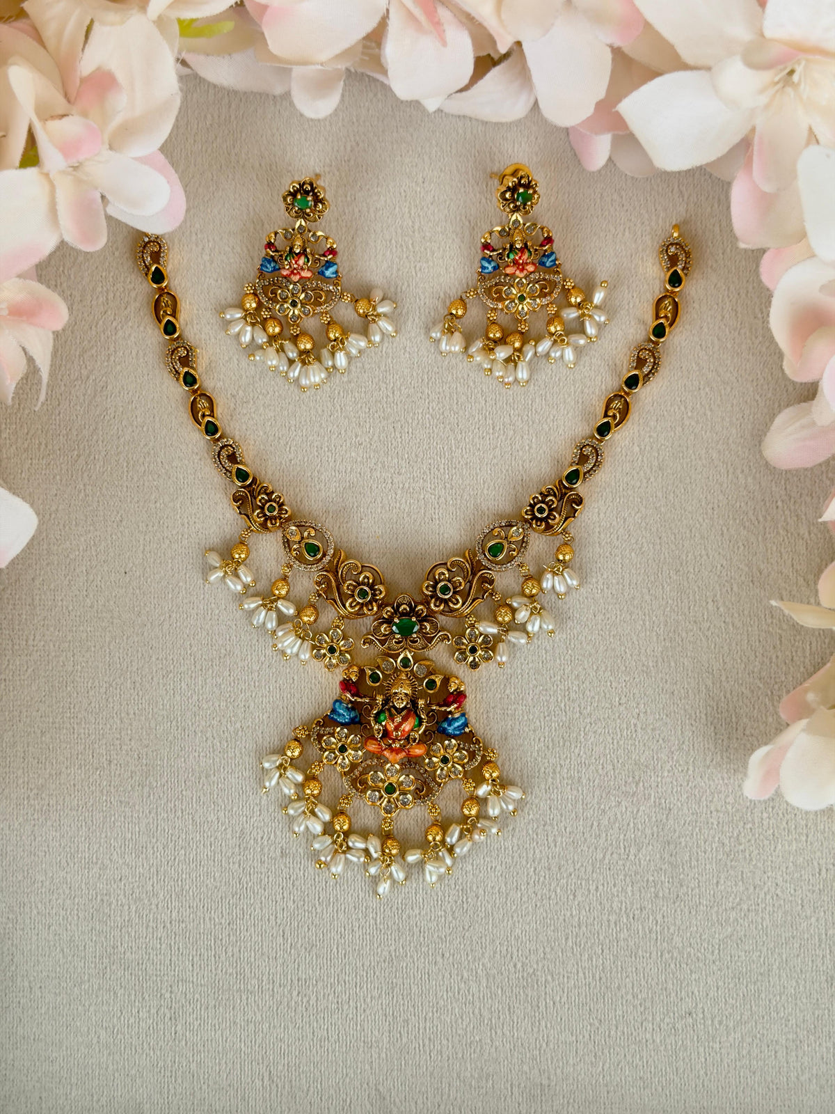 Vibrant Meenakari Necklace N009