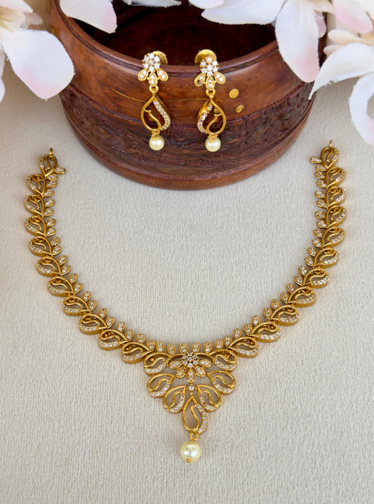 AD Stone Necklace N063